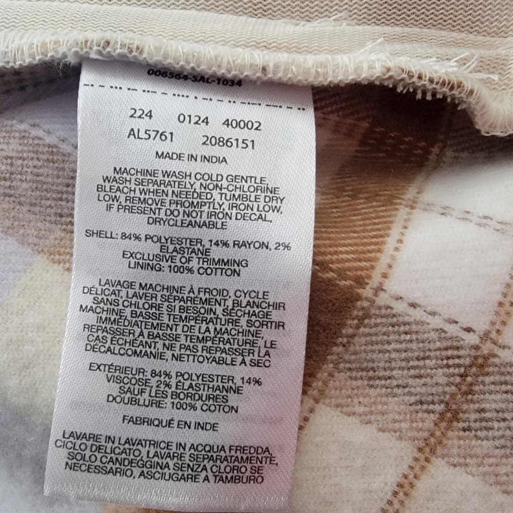 COLUMBIA Women's Jacket in Cream and Brown - Picture 4 of 11